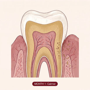 Month 1: Healthier colour can return.